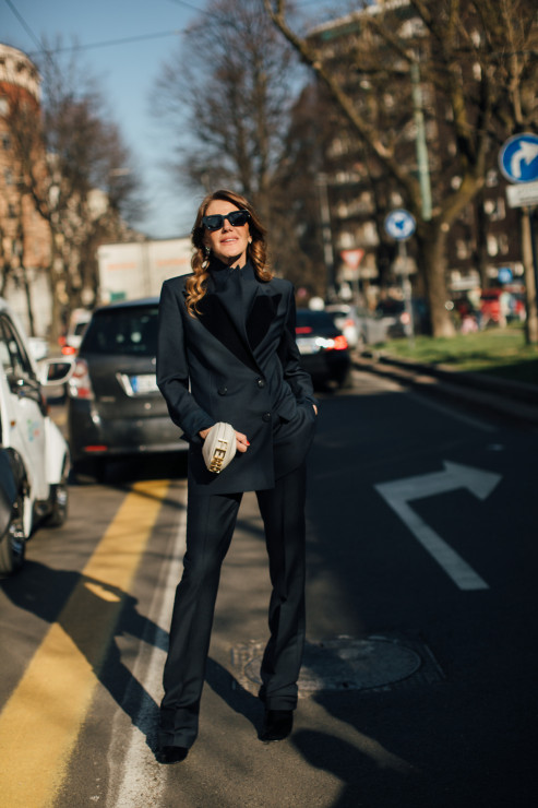 Milan Fashion Week jesień-zima 2022/2023: street style