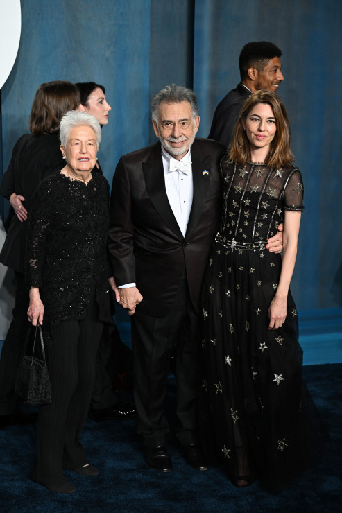 Eleanor Coppola, Francis Ford Coppola i Sofia Coppola,"Vanity Fair" Oscar afterparty