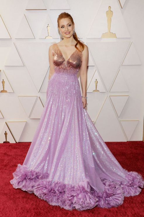 Oscary 2022: Jessica Chastain w sukni Gucci