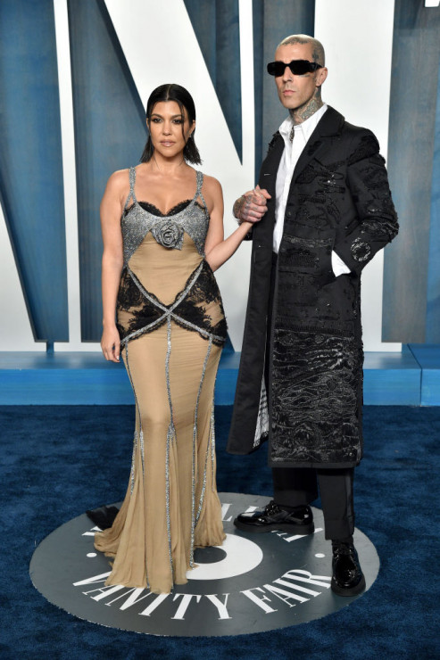Kourtney Kardashian i Travis Barker, "Vanity Fair" Oscar afterparty