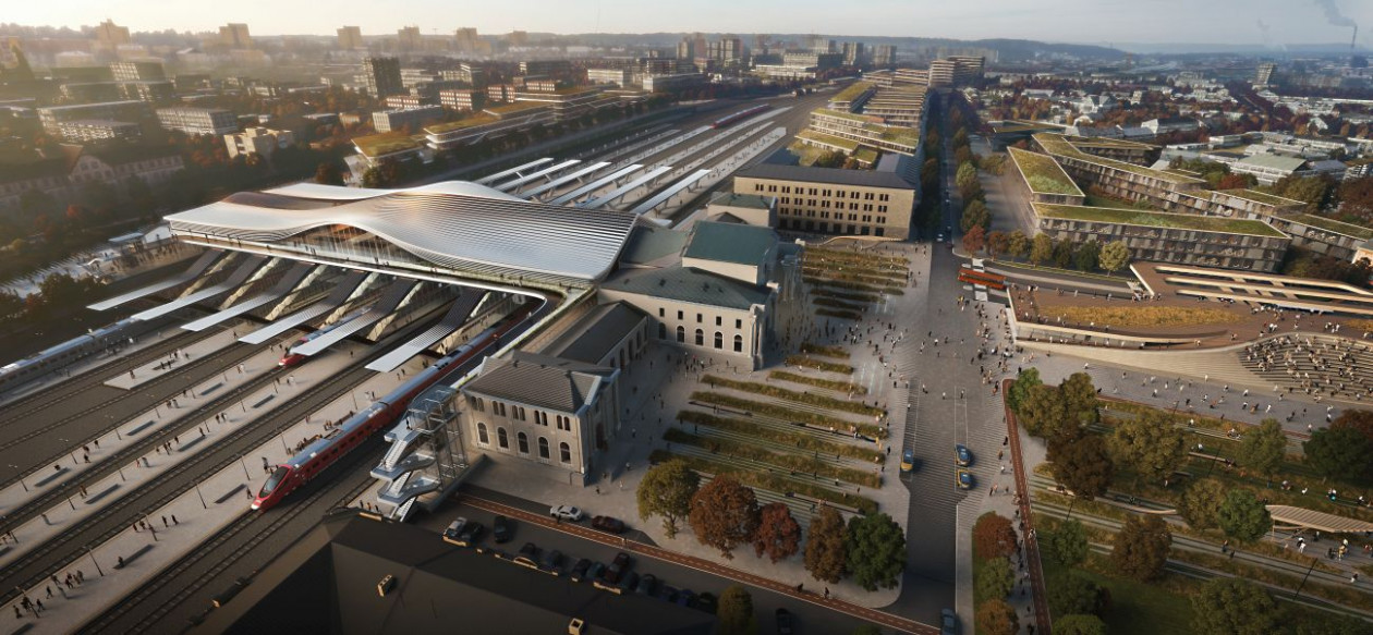 „Green Connect” w Wilnie, Zaha Hadid Architects