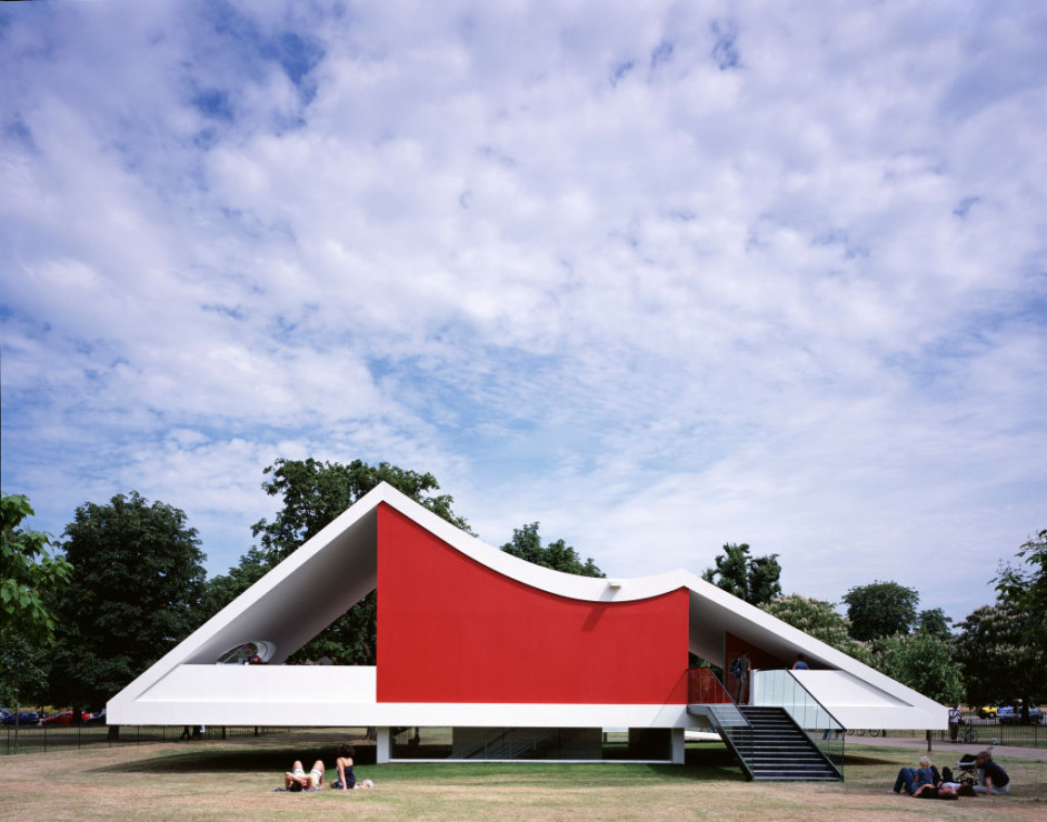 Serpentine Gallery Summer Pavilion , Londyn, projekt: Oscar Niemeyer