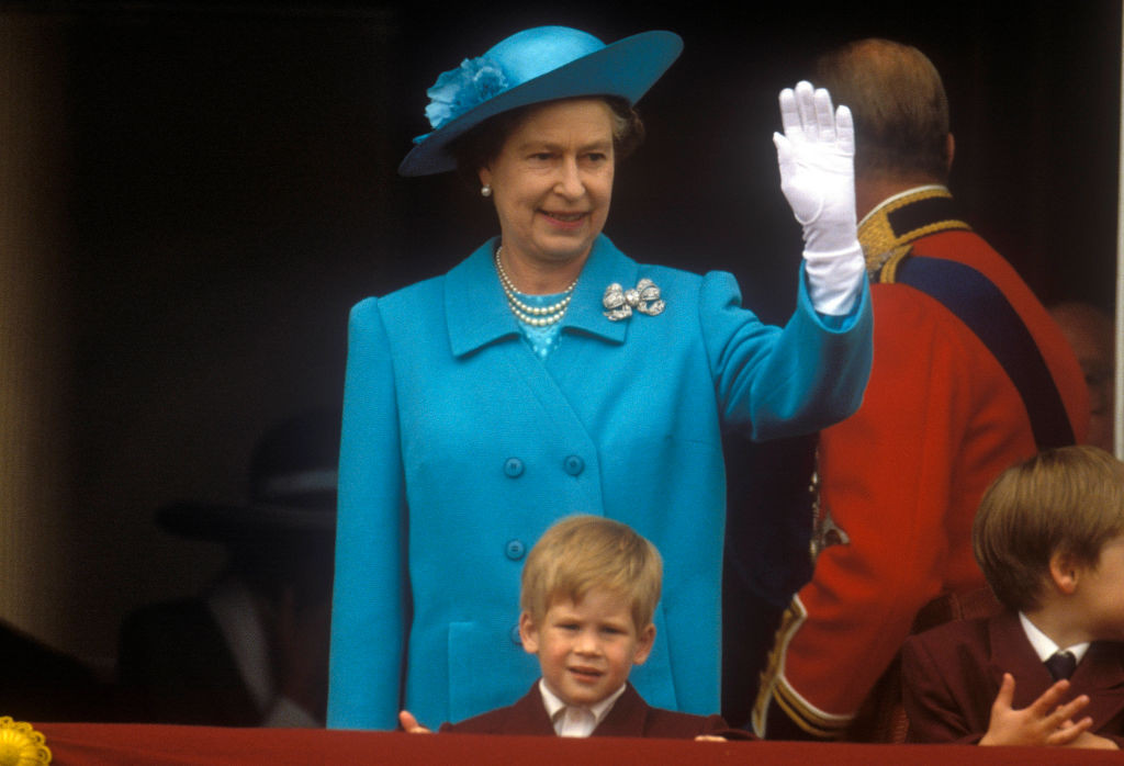 Książę Harry i królowa Elżbieta II