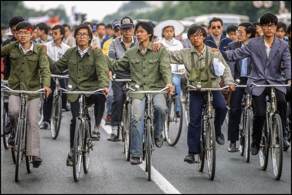 Pekin, maj 1989. Plac Tienanmen