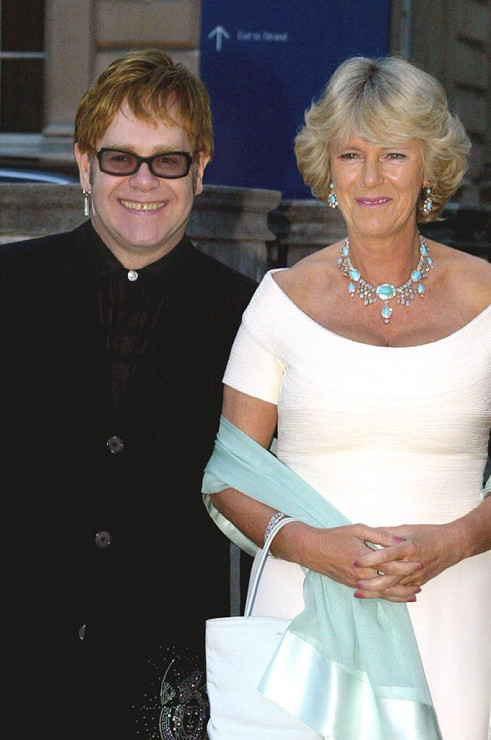 Elton John i Camilla Parker Bowles