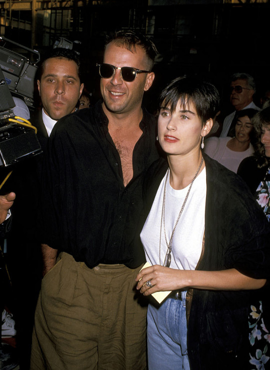 Demi Moore i Bruce Willis, 1989 rok.