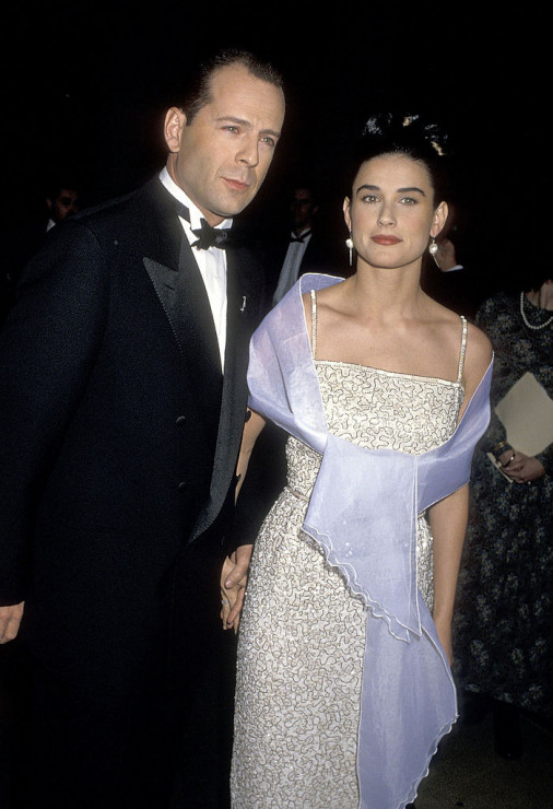 Demi Moore i Bruce Willis, 1990 rok.