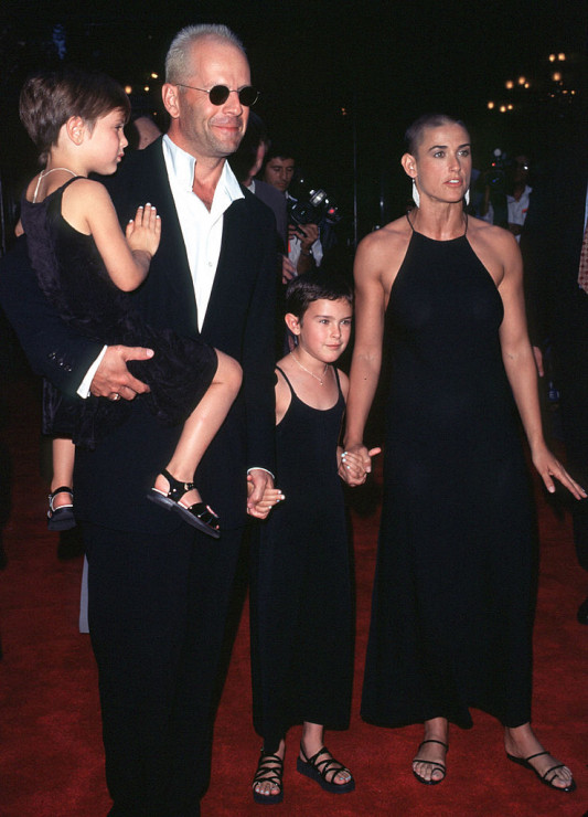 Demi Moore i Bruce Willis, 1996 rok.