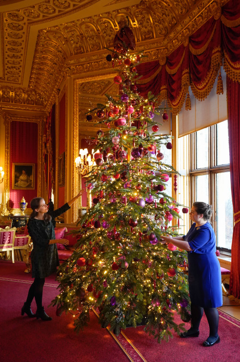 Zamek Windsor w świątecznej odsłonie