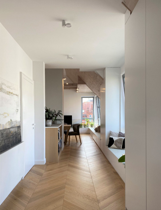 Mieszkanie na poddaszu, projekt: Projektive Architekci