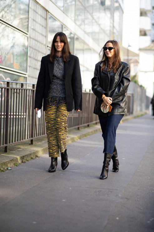 Street fashion po francusku.