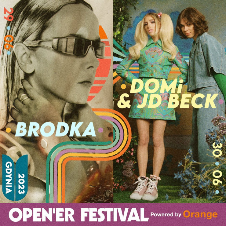 DOMi & JD BECK i Brodka na Open'er Festival 2023