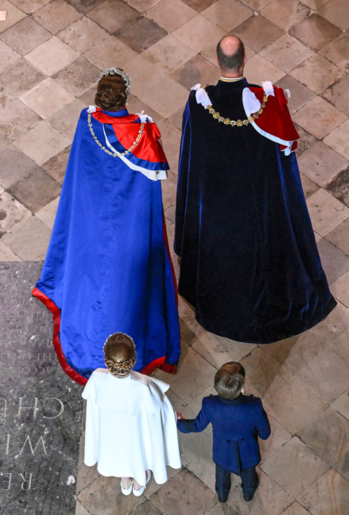 Dzieci Williama i Kate na koronacji Karola III