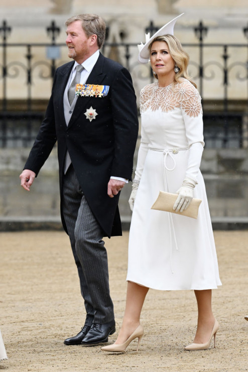 Koronacja Karola III: król Willem-Alexander i królowa Máxima