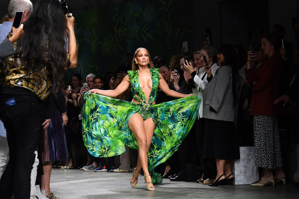 Jennifer Lopez Versace jungle dress