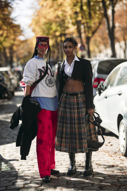 Szkocka kratka: street fashion