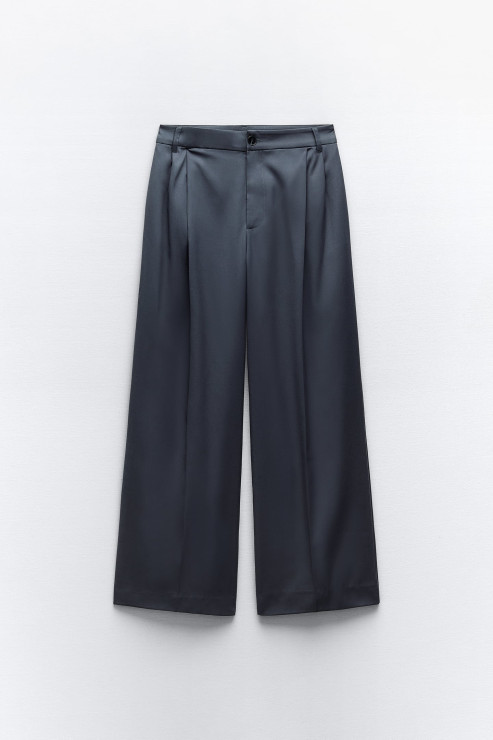 Spodnie full length z zaszewkami: ze 129 na 77,40 zł