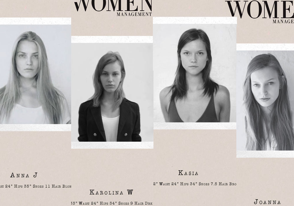 Polskie modelki z agencji Woman Model Management - kompozytki na Fashion Week New York wiosna-lato 2013 / fot. mat. prasowe Women