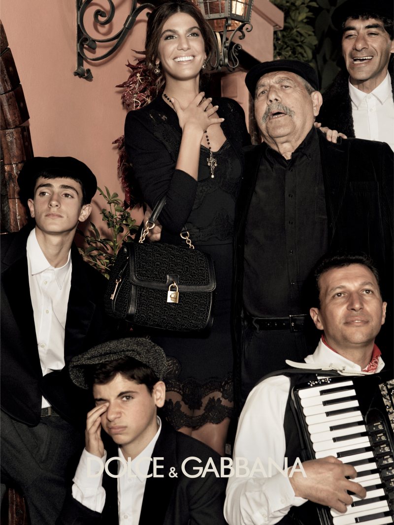 Bianca Brandolini w kampanii Dolce & Gabbana jesień-zima 2012/2013 (fot. serwis prasowy)