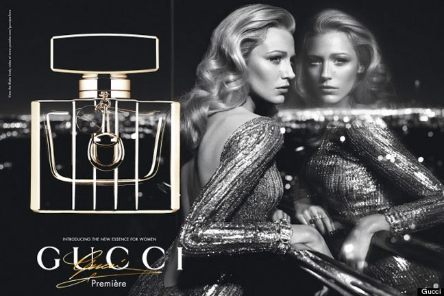 Blake Lively w kampanii perfum "Gucci Premiere" (fot. serwis prasowy)