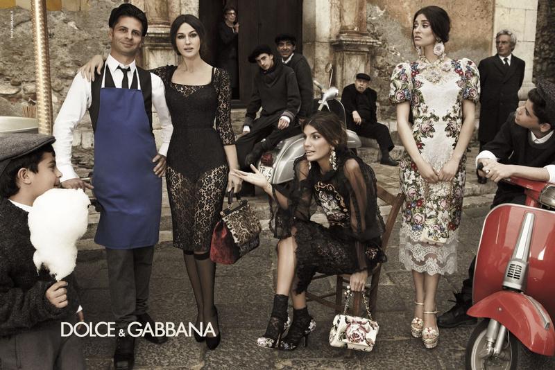 Monica Bellucci, Bianca Balti i Bianca Brandolini w kampanii Dolce & Gabbana jesień-zima 2012 (fot. serwis prasowy)