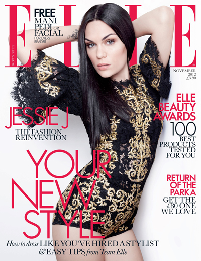 Jessie J w brytyjskim ELLE (fot. serwis prasowy)