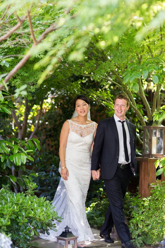 Priscilla Chan i Mark Zuckerberg (fot. Allyson Magda/Polaris/East News)