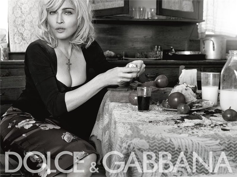 Madonna w kampanii Dolce & Gabbana wiosna-lato 2010, fot. Steven Klein