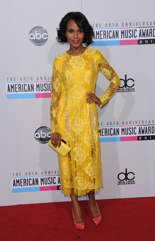 Kerry Washington na gali American Music Awards (fot. East News)