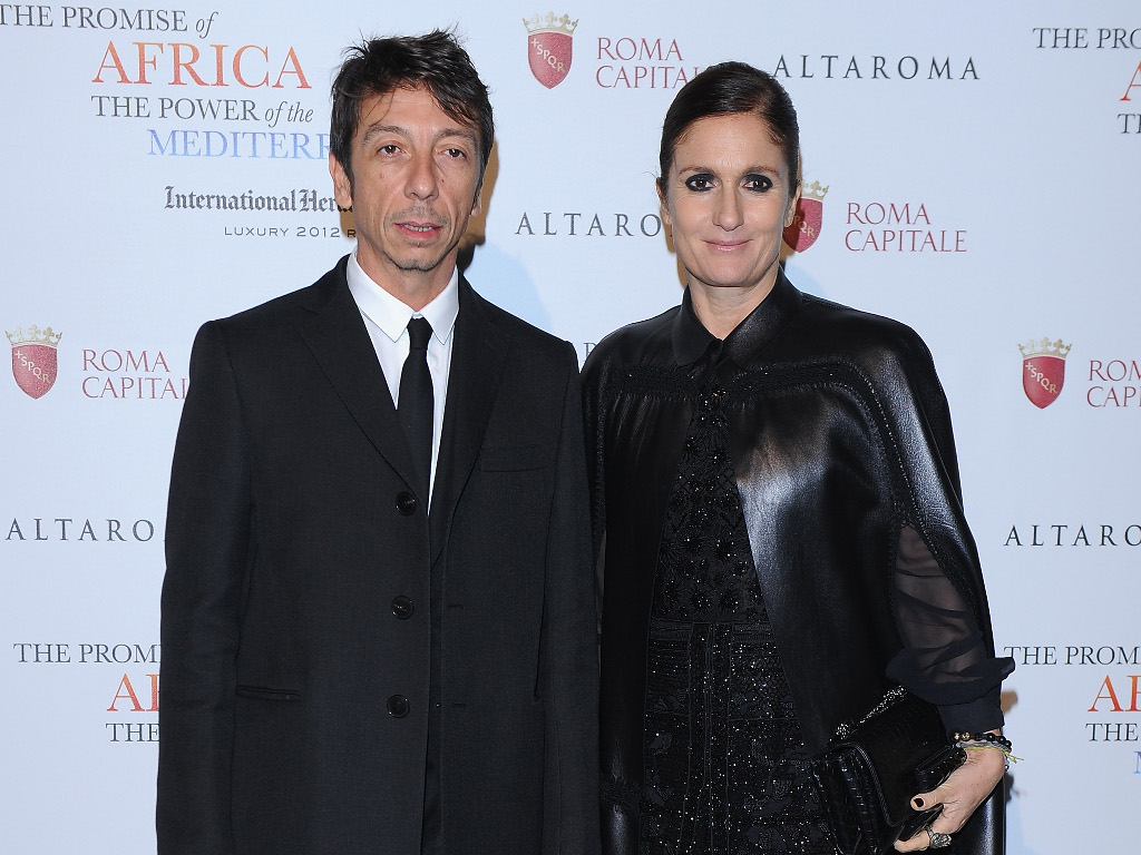 Maria Grazia Chiuri i Pier Paolo Piccioli, projektanci domu mody Valentino (fot. Cover Media)